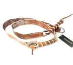 Pegual de cuero crudo 4 argollas de hierro zincado