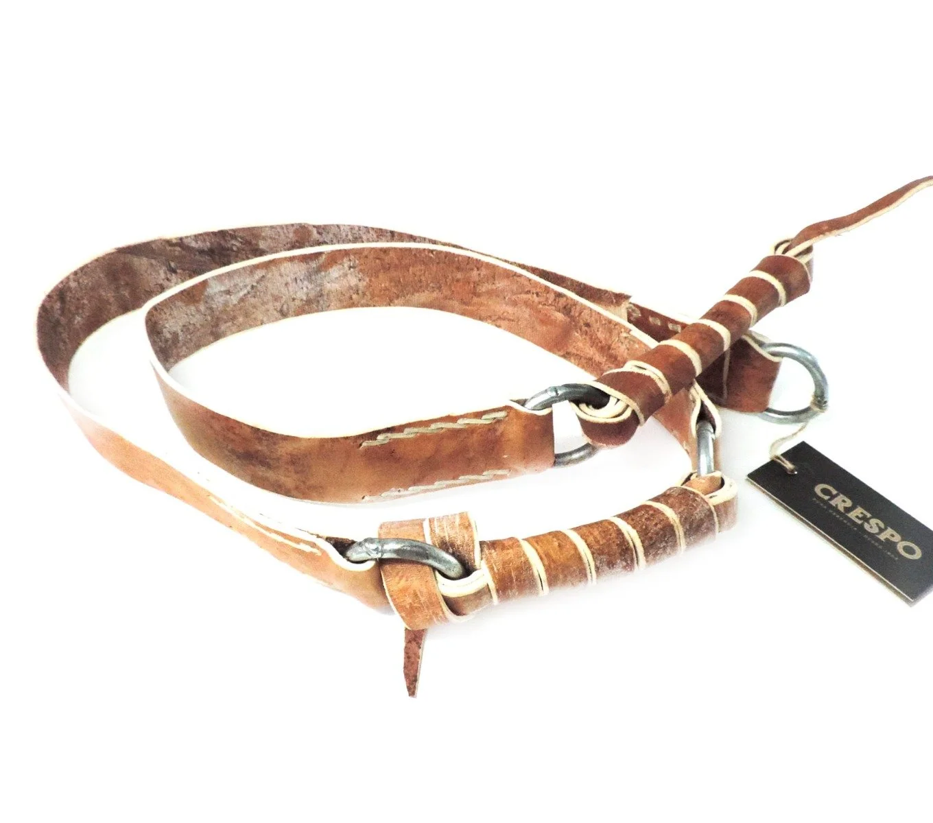 tcr-4480-4-1772136355.webp Pegual de cuero crudo 4 argollas de hierro zincado - Image 1