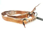 Pegual de cuero crudo 4 argollas de hierro zincado - Image 2