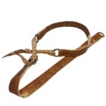 Pegual de cuero crudo 4 argollas de bronce