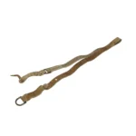 Pegual de cuero crudo 2 argollas de bronce