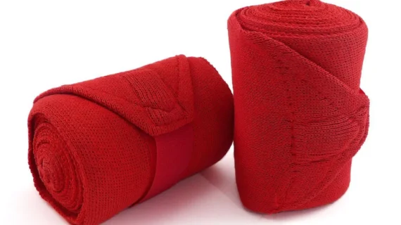 Vendas algodón con abrojo por par