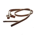 Riendas de cuero crudo simple con argolla - Image 3