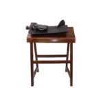 Recado paletero de cuero de búfalo borren alto con accionera y encimera - Image 3