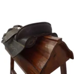 Recado paletero de cuero de búfalo borren alto con accionera y encimera - Image 6