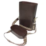 Porta termo de cuero con guarda pampa - Image 3