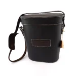 Porta termo de cuero rígido grande