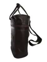 Porta termo mochila de cuero liso - Image 2