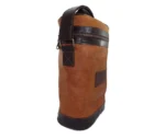 Porta termo morral de cuero liso - Imagen 3