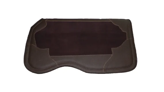 Mandil de gel con descarne color marrón