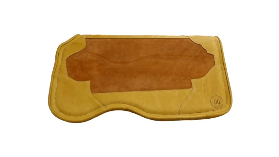 Mandil de gel con descarne color óxido