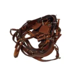 Guarnicion 16 lineas con herrajes de bronce - Imagen 2