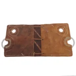 Encimera de cuero crudo patera con argolla - Image 3