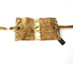 Encimera de cuero crudo 4 argollas con correones - Image 2