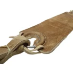 Encimera de cuero crudo sobado con correones para lomillo - Image 2