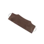 Encimera con forma forrada color marrón