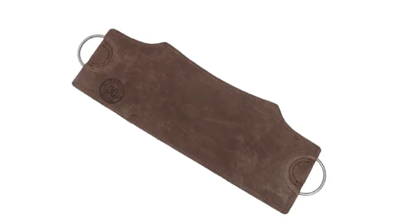 Encimera con forma forrada color marrón