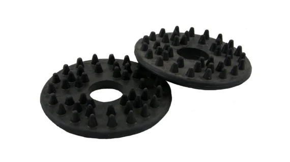 Discos de goma con pinches