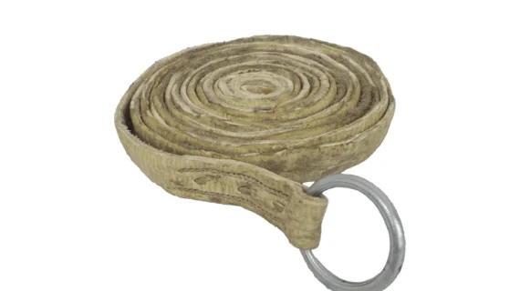 Soguero de cuero crudo