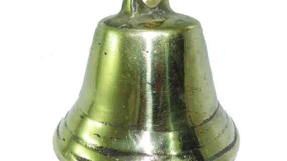 Campanita Mediana de Bronce Pulido