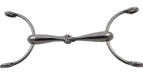 Bridón levantador media luna de acero inoxidable hueco