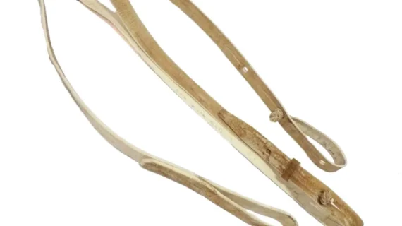 Bajador de cuero crudo