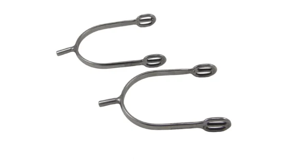 Espolines para salto acero inoxidable pihuelo largo