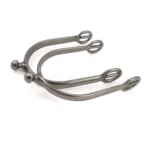 Espolines para salto acero inoxidable pihuelo corto con bolita