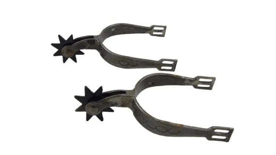 Espuelas de hierro pulido