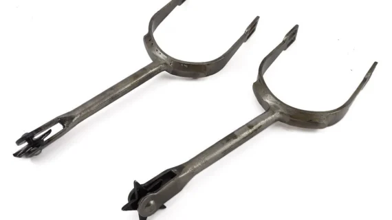 Espuelas crineras pulidas