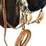 Juego 4 piezas de cuero crudo doble cosido con tiento - Image 6