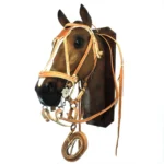 Juego 4 piezas de cuero crudo doble cosido con tiento - Image 2