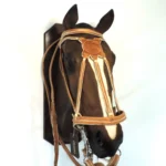 Juego 4 piezas de cuero crudo doble cosido con tiento - Image 4