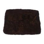 Pellon doble de lana natural negro - Image 2