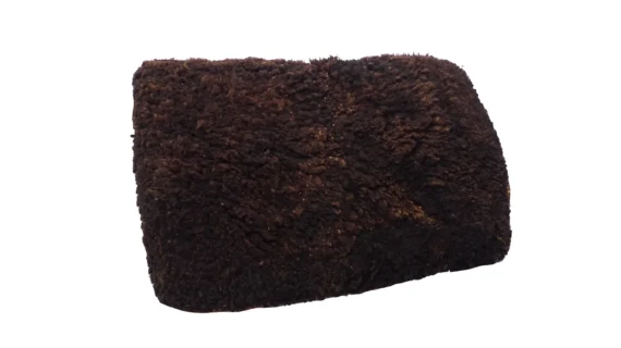 Pellon doble de lana natural negro