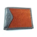 Billetera de cuero de carpincho con volante