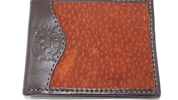 Billetera de cuero de carpincho