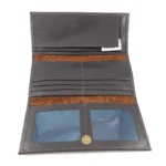 Billetera triple de mujer en cuero carpincho - Image 3