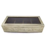 Caja de te larga con divisores