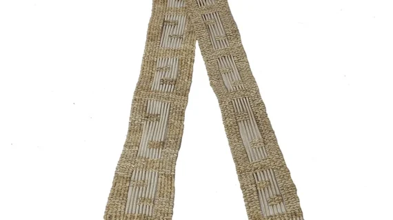 Juego de cincha y sobrecincha de piolín con tiento