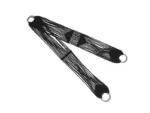 Juego de cincha y sobrecincha de hilo negro torcido