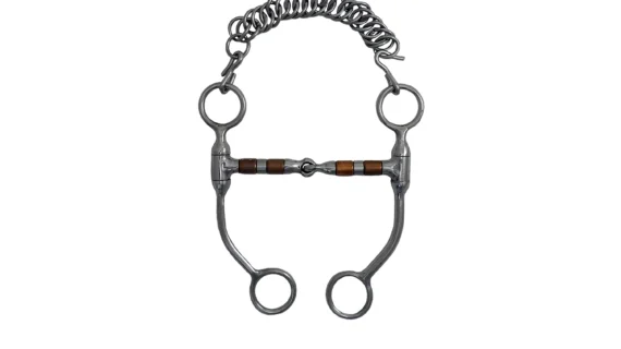 Freno filete tipo 1/4 de milla con anillas de cobre