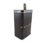 Yerbero o  azúcarero Grande forrado en cuero Crespo