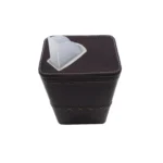 Yerbero o  azúcarero Grande forrado en cuero Crespo - Image 5