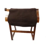 Sobrepuesto de cuero gamuzado