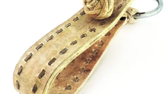 Asidera de cuero crudo