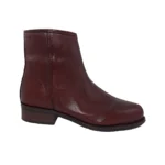 Bota corta con cierre marrón - Image 2