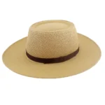 Sombrero pampa algodón ventilado ala 8 tostado