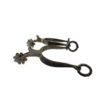 Espuelas de hierro pulido modelo criolla trébol con garra - Image 2