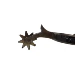 Espuelas de hierro pulido modelo criolla 8 puntas con garra - Image 3